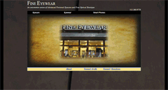 Desktop Screenshot of fineeyewear.net
